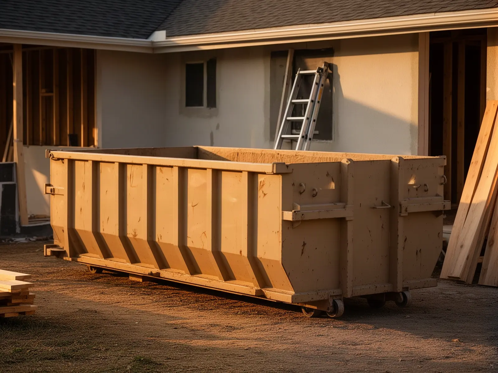 Roll-off dumpster from O'Neal Brothers Dumpster Rental in Cypress, TX